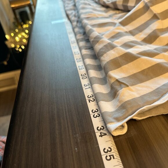 Recliner NYC Womens Pajama Shirt Dress Twilight Stripe Long Sleeve Size Large - Picture 9 of 9